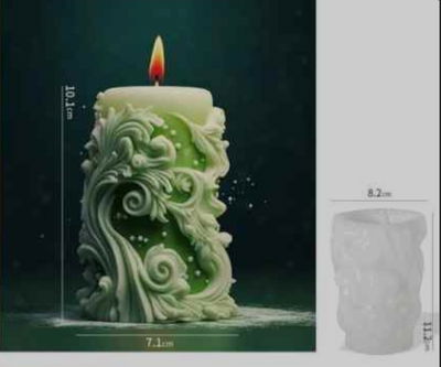 Molde de silicona para vela Fenix