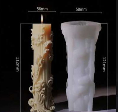 Molde de silicona para vela
