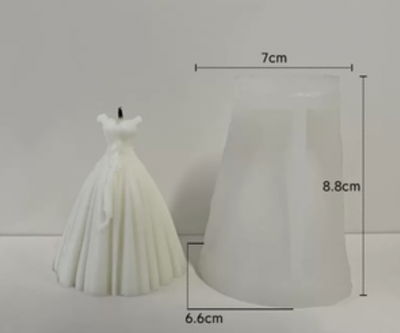 Molde de silicona Vestido