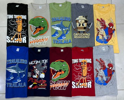 Remera de nene/nena x 6 unidades