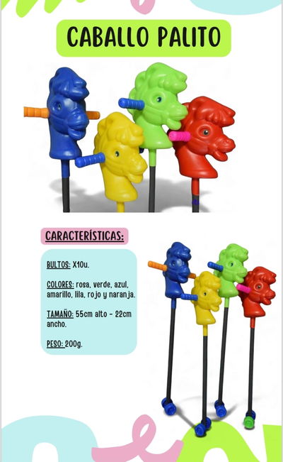 Pack x 10 - Caballo palito