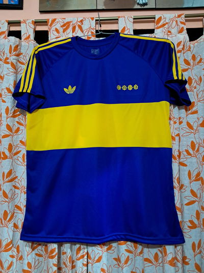 Camiseta boca retro maradona talle especial