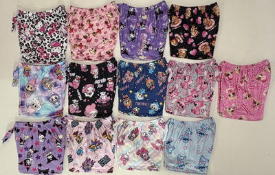 Short de nena personajes x 7 unidades 