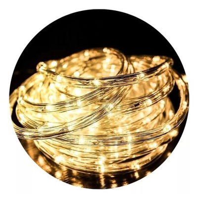 Manguera led navidad calida 10mts