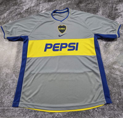 Camiseta Boca retro talle especial pepsi