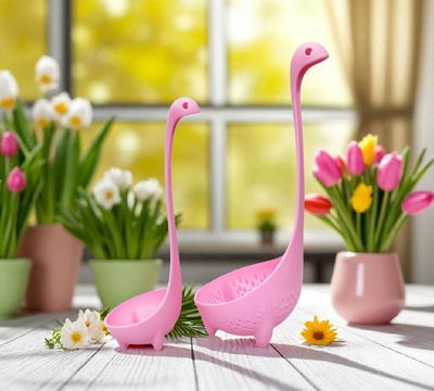 Set x 2 - cuchara y espumadera Nessie