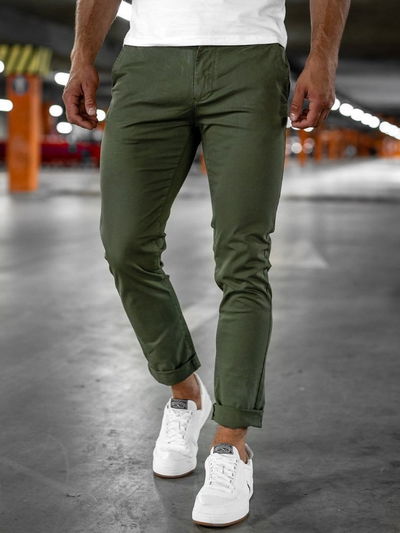 Pantalón chino de hombre gabardina