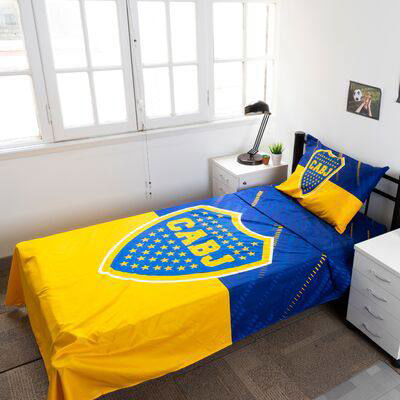 JUEGO DE SÁBANAS DE CUADROS DE FUTBOL