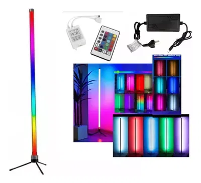 Luz led rgb esquinero 104cm c/control