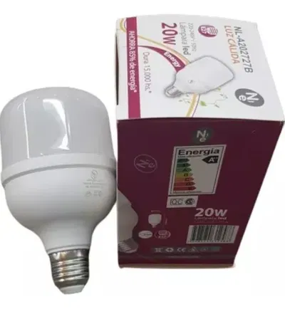 Lámpara Galponera Led 20w E27 Luz Cálida