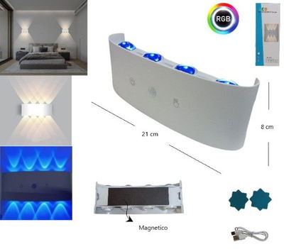 led bidireccional rgb con sensor
