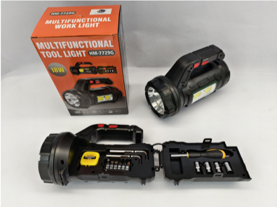 LINTERNA + SET HERRAMIENTAS