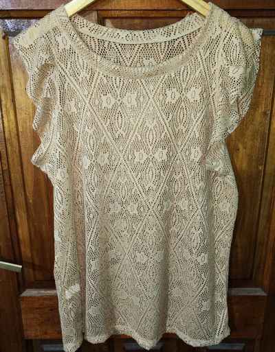 Remera Crochet talle único dama