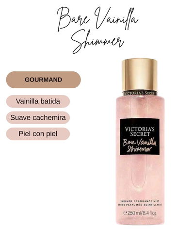 VICTORIA SECRET BODY SPLASH SHIMMER BARE VAINILLA 250ML
