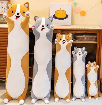 Almohada alargada perrito Cute 50cm