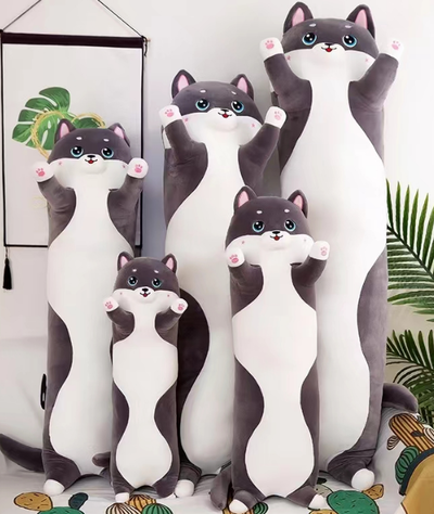 Almohada alargada gatito Cute 50cm