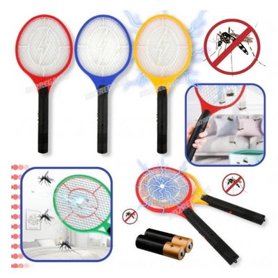 RAQUETA P/MOSQUITO A PILA