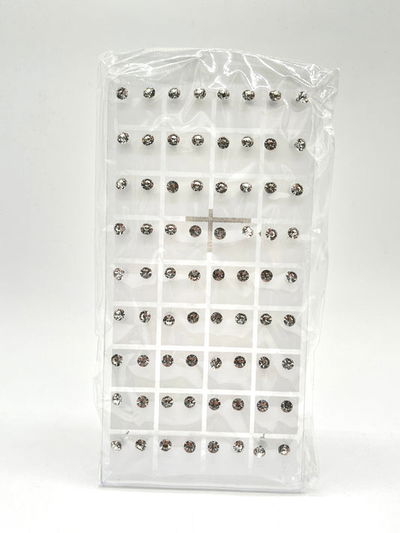 36 PARES DE ARITOS DIAMANTE AF-12131