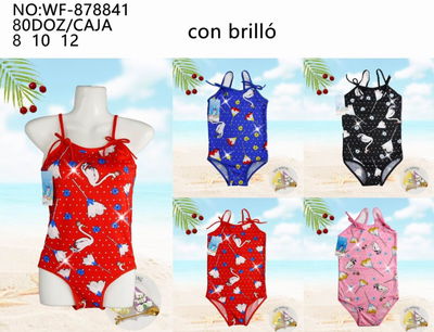 Docena de malla enteriza de nena