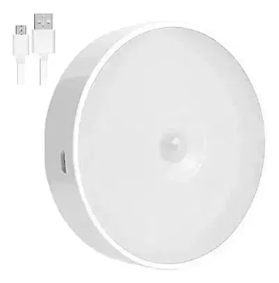 Lampara Luz De Noche Recargable Sensor Movimiento Nocturno