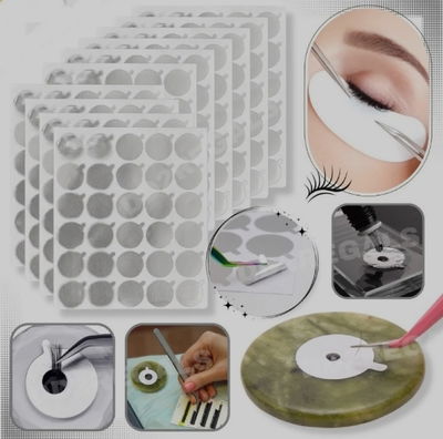 Parches Adhesivos Aluminio P/pegamento Extensión Pestaña x210pcs