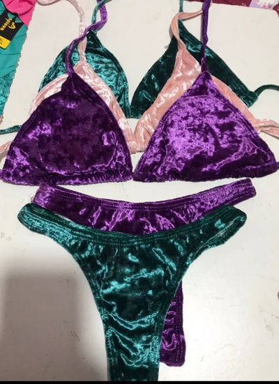 Docena de Bikini terciopelo 