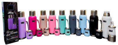 KIT MATERO TERMO 1L MATE 160ML