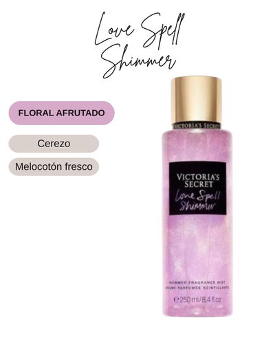  VICTORIA SECRET BODY SPLASH SHIMMER LOVE SPELL 250ML