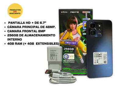 CELULAR Infinix Hot 50i 256 GB ROM 4 GB + 4 GB