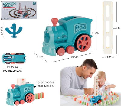 TREN DOMINO COLOCACION AUTOMATICA SONIDO