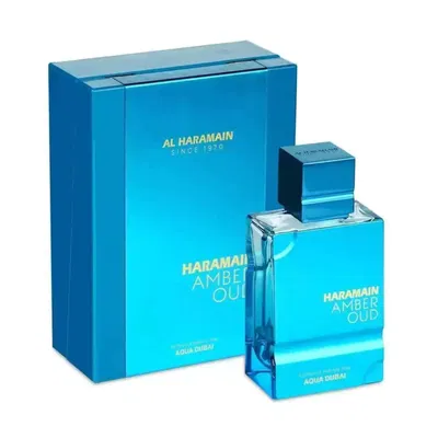 PERFUME AL HARAMAIN AMBER OUD AQUA DUBAI 60ML