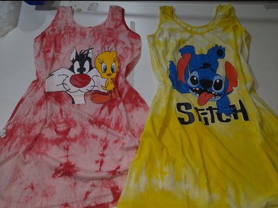 Vestido estampado musculosa x 5 unidades 