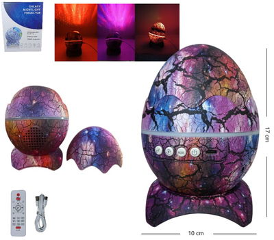 PROYECTOR PARLANTE GALAXIA HUEVO