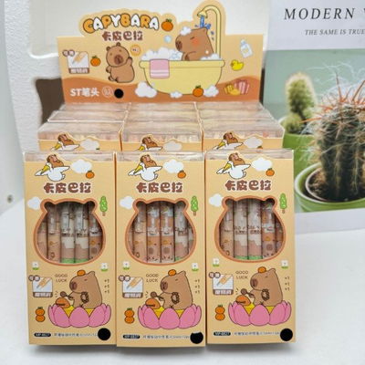 LAPICERA GEL BORRABLE CAPYBARA 12 PCS