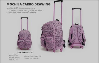 Mochila carro Drawing