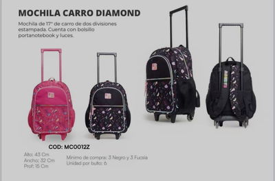 Mochila Carro Diamond