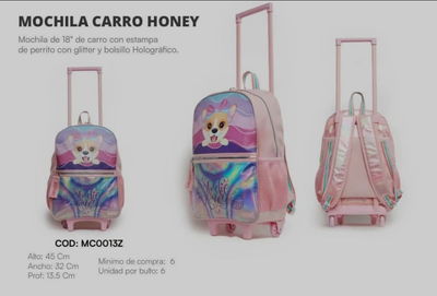 Mochila carro Honey