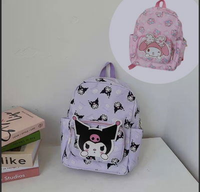 Mochila Escolar kuromi/My Melody 