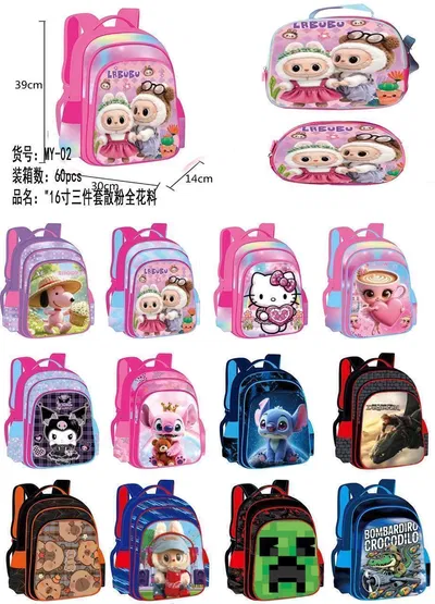 MOCHILA + LUNCHERA + CARTUCHERA