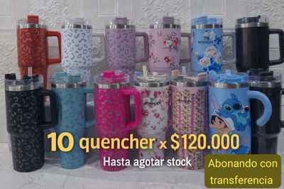 Pack x 10 VASOS QUENCHER SURTIDOS
