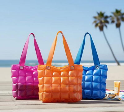 Bolso playero inflable