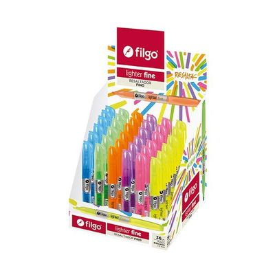 Resaltador fino x36PC FILGO