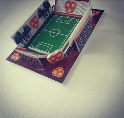 Maqueta Estadio Berazategui 20 x 30cm