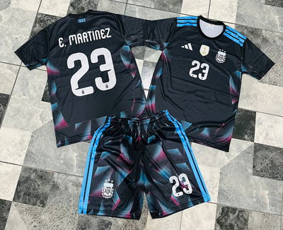 Conjunto de futbol Sublimado niño Selección argentina Dibu Martinez 