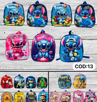 Mochila 3D 12" 1 cierre 