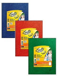 Cuadernos tapa dura Exito N1 x 3 pcs