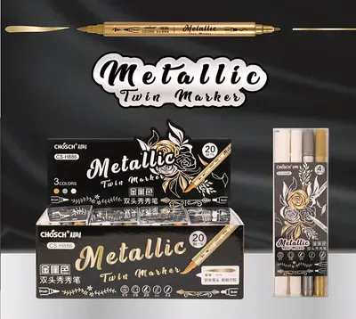 Set 4 Marcadores Metalizados "CHÓSCH"