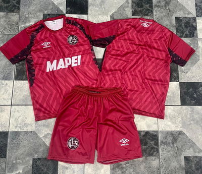 Conjunto de futbol Sublimado adulto  Lanús 