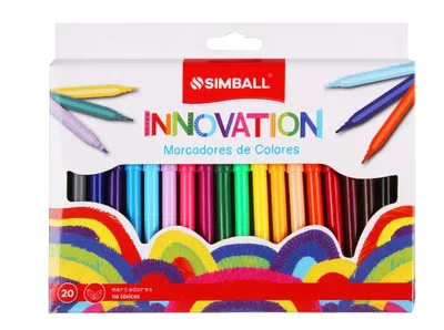 Marcadores de Color Simball Innovation x20 unidades