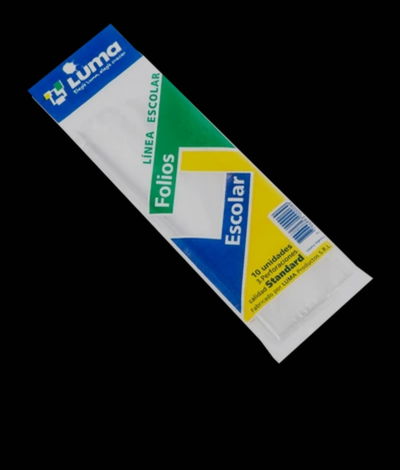Folio Escolar N3 Cristal Luma x10u  x12pcs